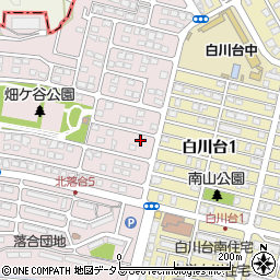 名谷聖書教会周辺の地図