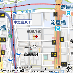 北國銀行大阪支店周辺の地図