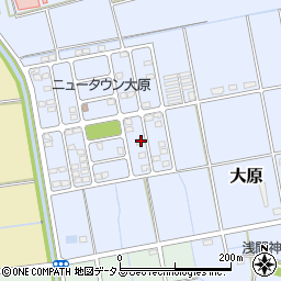 静岡県磐田市大原2076周辺の地図