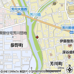 静岡県浜松市中央区芳川町795周辺の地図