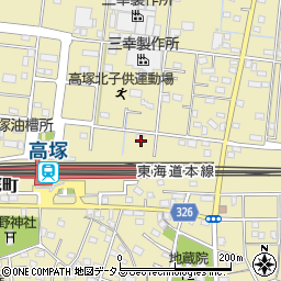 スペースＥＣＯ高塚駅前駐車場周辺の地図