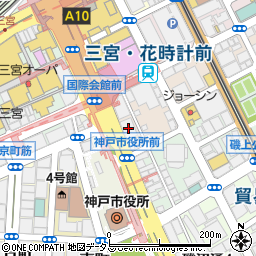 明治安田生命　神戸ビル防災センター周辺の地図
