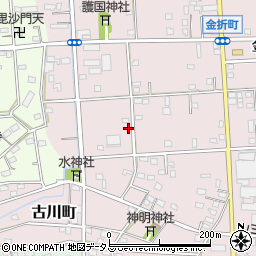静岡県浜松市中央区金折町273周辺の地図