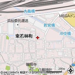 静岡県浜松市中央区東若林町250周辺の地図