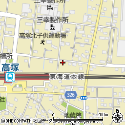 静岡県浜松市中央区高塚町945周辺の地図
