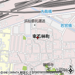 静岡県浜松市中央区東若林町704周辺の地図