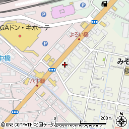 静岡県浜松市中央区神田町414周辺の地図