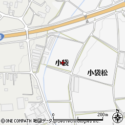 愛知県豊橋市細谷町（小袋）周辺の地図