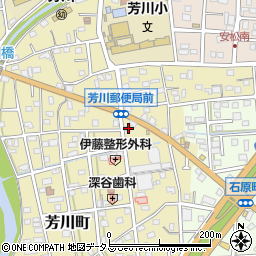 静岡県浜松市中央区芳川町389周辺の地図