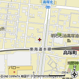 静岡県浜松市中央区高塚町1168周辺の地図