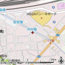 静岡県浜松市中央区東若林町167周辺の地図