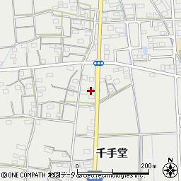 静岡県磐田市千手堂855周辺の地図