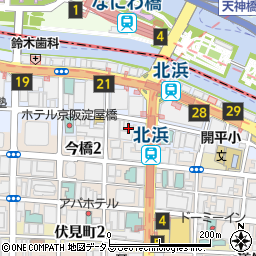 大阪府大阪市中央区北浜2丁目3周辺の地図