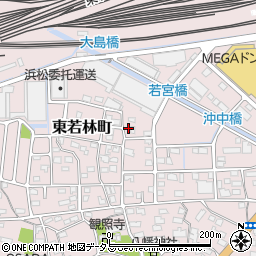 静岡県浜松市中央区東若林町251周辺の地図