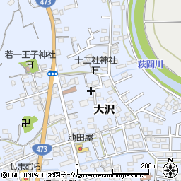 静岡県牧之原市大沢23周辺の地図