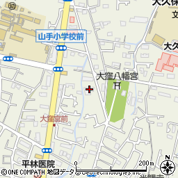 ＪＲ西日本大久保寮周辺の地図
