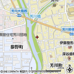 静岡県浜松市中央区芳川町794周辺の地図