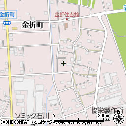 静岡県浜松市中央区金折町925周辺の地図