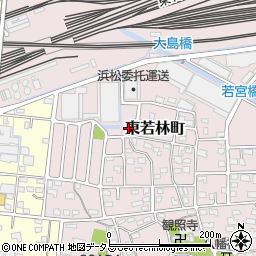 静岡県浜松市中央区東若林町286周辺の地図