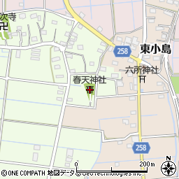 静岡県磐田市南島56周辺の地図