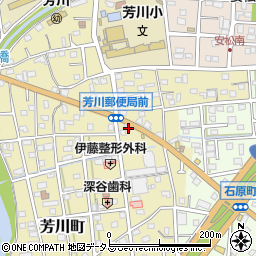 静岡県浜松市中央区芳川町387周辺の地図