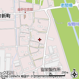 静岡県浜松市中央区金折町905周辺の地図