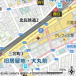 神戸中央法律事務所周辺の地図