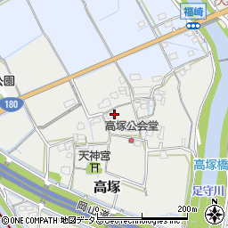 岡山県岡山市北区高塚54周辺の地図