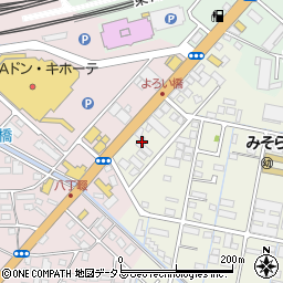 静岡県浜松市中央区神田町408周辺の地図