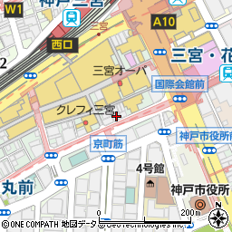 岩井コスモ証券神戸支店周辺の地図