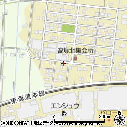 静岡県浜松市中央区高塚町2216周辺の地図