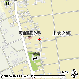 静岡県磐田市上大之郷521周辺の地図