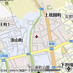 兵庫県神戸市兵庫区上三条町周辺の地図