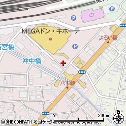 静岡県浜松市中央区東若林町29周辺の地図
