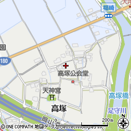 岡山県岡山市北区高塚55周辺の地図