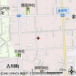 静岡県浜松市中央区金折町332周辺の地図