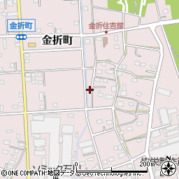 静岡県浜松市中央区金折町930周辺の地図