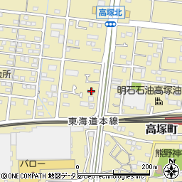 静岡県浜松市中央区高塚町1205周辺の地図
