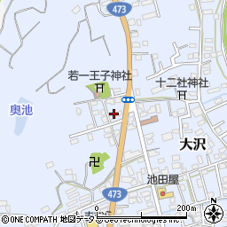 静岡県牧之原市大沢511周辺の地図