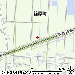 静岡県浜松市中央区篠原町2072周辺の地図