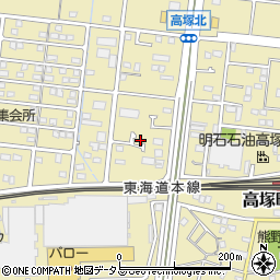 静岡県浜松市中央区高塚町1162周辺の地図