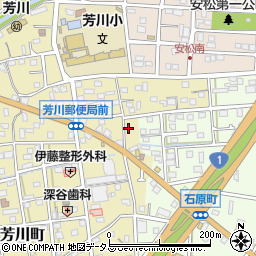 静岡県浜松市中央区芳川町312周辺の地図