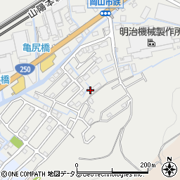 岡山県岡山市東区鉄277周辺の地図