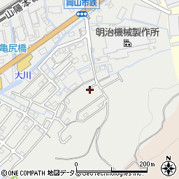 岡山県岡山市東区鉄222周辺の地図
