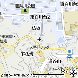 兵庫県神戸市須磨区車仏坂807周辺の地図