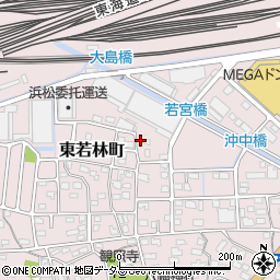 静岡県浜松市中央区東若林町252周辺の地図