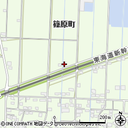 静岡県浜松市中央区篠原町1986周辺の地図