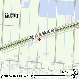静岡県浜松市中央区篠原町1765周辺の地図