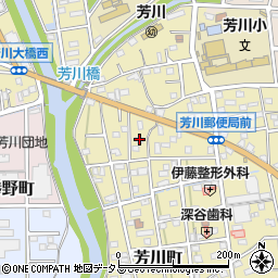 静岡県浜松市中央区芳川町760周辺の地図