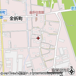 静岡県浜松市中央区金折町918周辺の地図